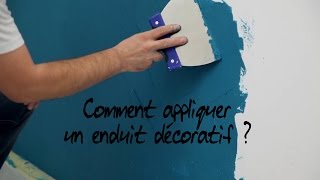 Comment appliquer un enduit décoratif [upl. by Bernadine]