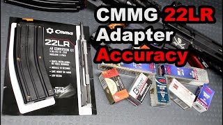 22LR accuracy in your 556 AR15 CMMG Adapter [upl. by Newbill750]