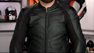 Dainese Fighter Leather Jacket Review at RevZillacom [upl. by Claudetta]