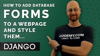 How To Add Database Forms To A Web Page  Django Wednesdays 7 [upl. by Tali]