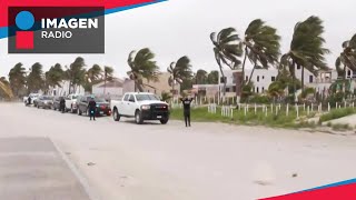 Beryl amenaza a Yucatán como tormenta tropical [upl. by Romonda]