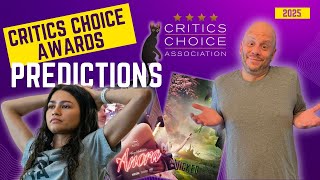 CRITICS CHOICE AWARDS 2025 Final Predictions Winners [upl. by Jennee]