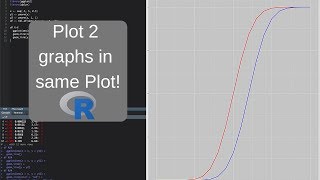 ggplot  How to Plot 2 Graphs in Same Plot in R [upl. by Necaj]