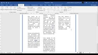 Artículo periodístico en Word [upl. by Noraed15]