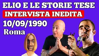 Elio e le Storie Tese intervista inedita 10091990 Roma [upl. by Carrissa]