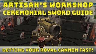 Ceremonial Sword Guide  Artisans Workshop Runescape 3 Royal Cannon [upl. by Keare942]