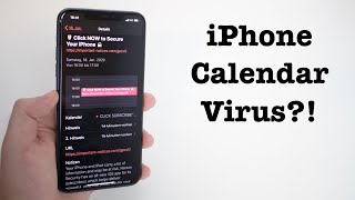 iPhone Calendar Virus How to Get Rid of It [upl. by Marva902]