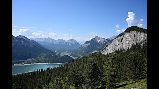 NORDIC WALKING Prairie View Trail Kananaskis AB Canada [upl. by Yrret852]