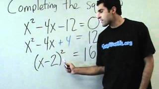 Algebra  Completing the square [upl. by Bobbi]