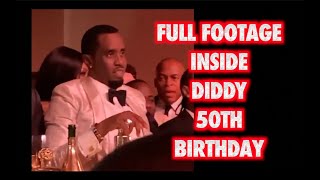 FULL DIDDY 50TH BIRTHDAY PARTY FOOTAGE [upl. by Nodnahs]