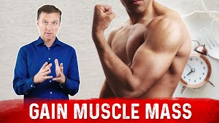 Intermittent Fasting and Muscle Mass Gain – DrBerg [upl. by Lelah]