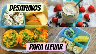 Desayunos saludables para llevar [upl. by Hallie958]