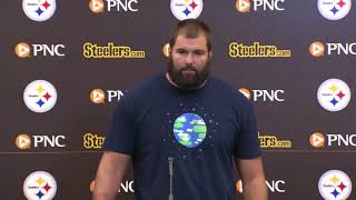 Steelers Alejandro Villanueva speaks about national anthem stand [upl. by Hafinah]