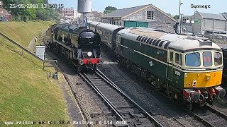 Swanage Railway Autumn Steam Gala  Swanage Cam [upl. by Janelle437]