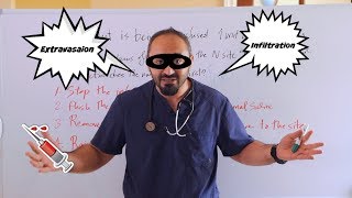 NCLEX 101  Extravasation vs Infiltration [upl. by Araeic]