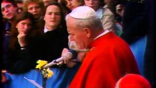 Pope John Paul II at the Basilica [upl. by Sholeen]