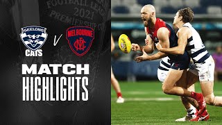 Gawn after the siren  Geelong Cats v Melbourne Highlights  Round 23 2021 AFL [upl. by Noreh]