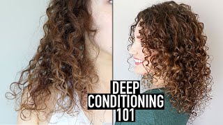 How to Deep Condition Curly Hair for Beginners [upl. by Etz497]