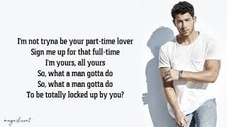 Jonas Brothers  What A Man Gotta Do Lyrics [upl. by Dnaltroc]