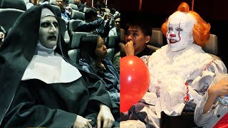 FUNNIEST Scare Pranks COMPILATION  Pennywise VS Valak Whos Scarier [upl. by Atirres25]