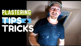 Plastering Tips amp Tricks SPEEDSKIM Plastering Reveals Wet Angles TIPS amp ADVICE [upl. by Giulia]