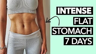 1 Week Flat Stomach Workout Intense [upl. by Tiduj]