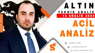 ACİL ANALİZ ALTIN [upl. by Yrian]