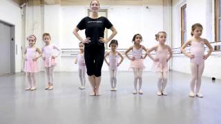 Joffrey Ballet School NYC Pre Ballet 1 Class for Ages 56  The Childrens Program [upl. by Ainegul]