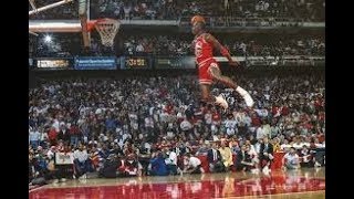 Michael Jordan Dunks from Free throw line 1987 [upl. by Rupert]