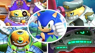 Sonic Colors  All Bosses  Cutscenes No Damage [upl. by Rolat]