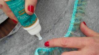 How to use Aleenes Flexible Stretchable Fabric Glue [upl. by Nnaharas]