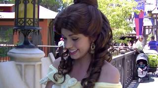 Belle Meet and Greet in Disneyland [upl. by Kiele476]