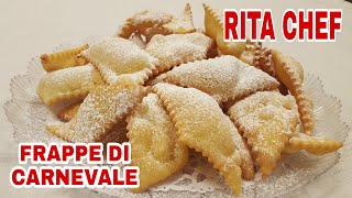 FRAPPE DI CARNEVALE⭐RITA CHEF  Leggere e croccanti [upl. by Leur516]