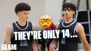 Theyre Only 14 Years Old…😱 Carlos Boozer’s Twins are Top Freshman in the Country [upl. by Kcirdle]