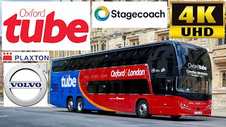 Stagecoach Oxford Tube Oxford to London Plaxton Panorama Body Volvo B11RLET Coach 50425YX70LUH [upl. by Winslow]