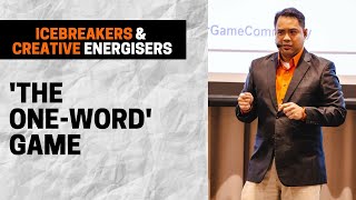 Icebreakers and Creative Energisers How to Play One Word game [upl. by Latia]