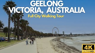 Geelong Australia Walking Tour  4K 60FPS [upl. by Ttereve973]