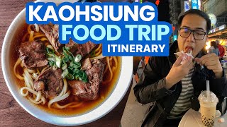 KAOHSIUNG 2DAY ITINERARY DIY Overnight Food Trip in Taiwan • FILIPINO w ENGLISH Sub [upl. by Ziul]