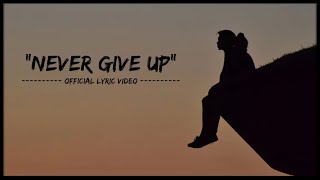 Christian Rap  David Robledo  quotNever Give Upquot  Christian Hip Hop Lyric Video [upl. by Frey]