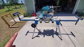 Harbor Freight Hercules Professional Rolling Miter Saw Stand Unboxed [upl. by Ennahtur540]