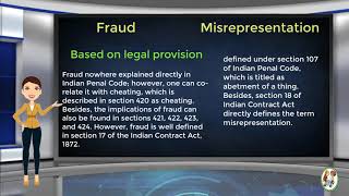 What is Difference Between Fraud amp Misrepresentation [upl. by Trillby844]