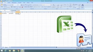 How To Convert Excel To VCard VCF [upl. by Ellard147]