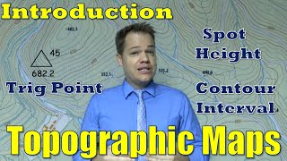 How to read a Topographic  Contour Map [upl. by Asiret]