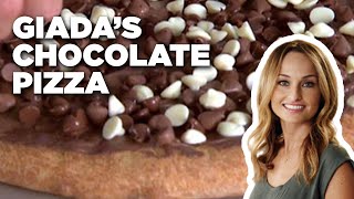 How to Make Giadas Chocolate Pizza  Food Network [upl. by Marl]