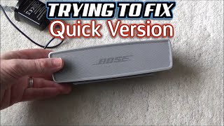 Trying to FIX BOSE SoundLink Mini II SPEAKER Quick Version [upl. by Clovah]