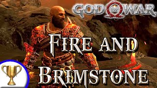 God of War│Complete all Muspelheim trials│Fire And Brimstone Trophy [upl. by Anadal715]