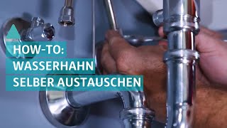 BAUEN amp WOHNEN HOWTo Wasserhahn selber austauschen [upl. by Elvin40]