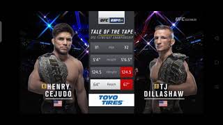 Henry Cejudo vs TJ Dillashaw Full FightHD [upl. by Armstrong]