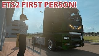 ETS2 How To Get Out Of The Truck Walk mode Teleport Change Time [upl. by Gies108]