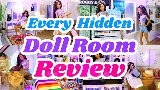 Every Hidden Doll Room Review  IN DEPTH  PLUS DIY Dollstagram Yearbook 2021 [upl. by Rahmann]